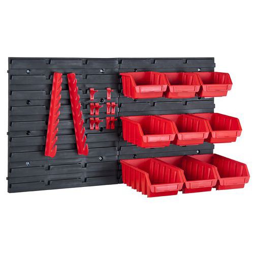 Étagère murale unilatérale avec boîtes - FixWall