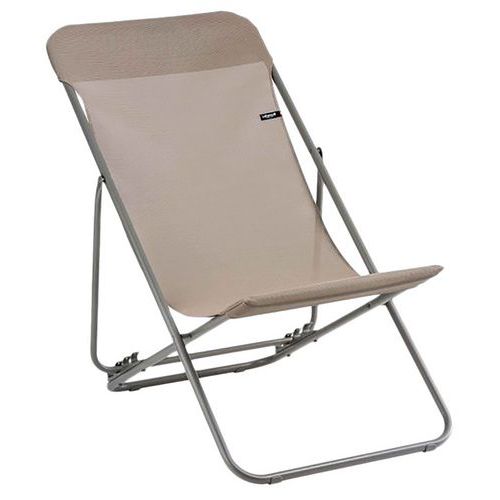 Lot de 2 transats Helio acier largeur 56 cm Lafuma Mobilier
