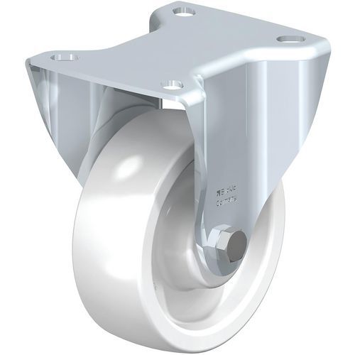 Roulette fixe acier - roue fortes charges en polyamide - Blickle