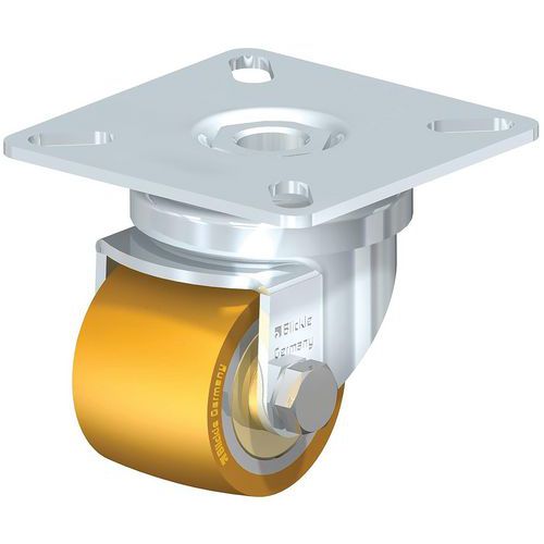 Roulette pivotante - bandage PU Extrathane® - corps acier - Blickle Roulette pivotante - bandage PU Extrathane® - corps acier - Blickle