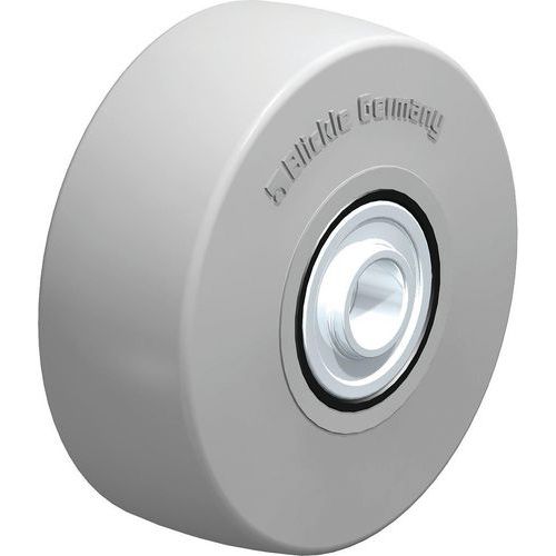 Roue a bandage caoutchouc EasyRoll - corps polyamide - Blickle
