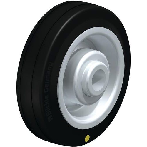 Roue bandage caoutchouc - jante tole acier renforcee - Blickle