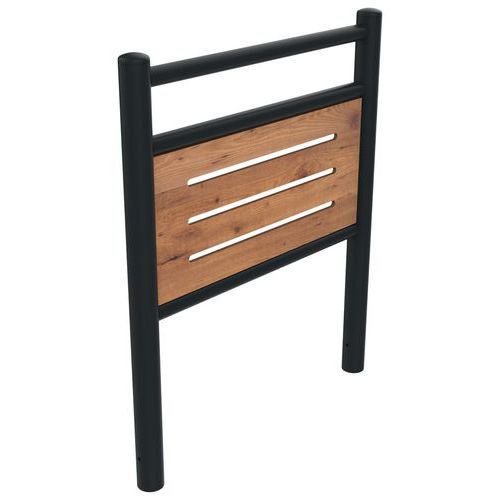 Barrière HESI tête bombée bois ajouré/métal - BUTON DESIGN