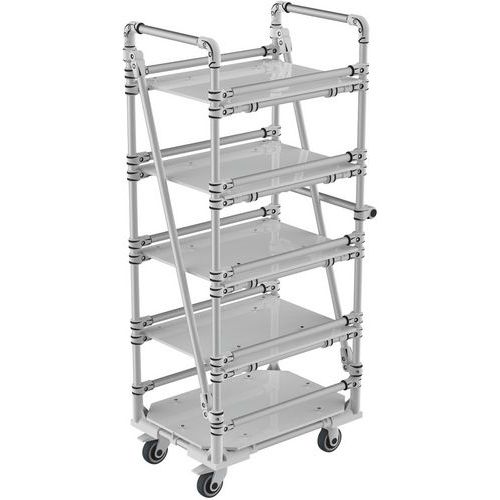 Chariot haut aluminium modulaire - 350 kg - Trilogiq