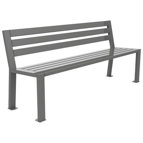 Banc BERLIN 1.80 m métal tubes horizontales - BUTON DESIGN Banc BERLIN 1.80 m métal tubes horizontales - BUTON DESIGN