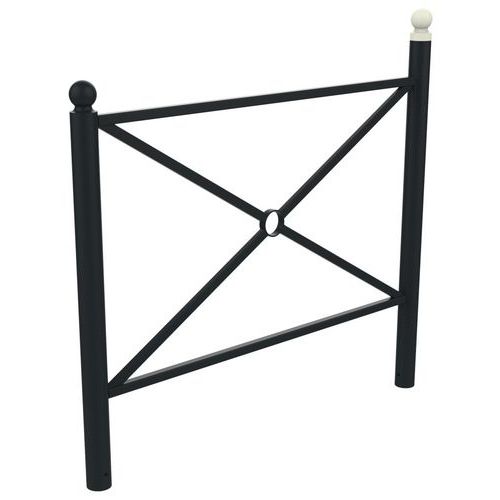 Barrière CROISY PMR tête boule métal - BUTON DESIGN