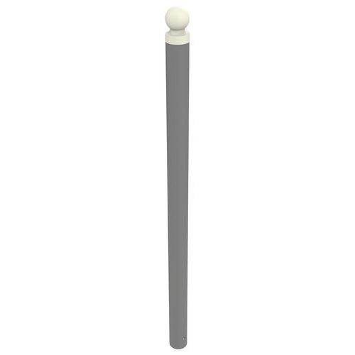 Potelet BOOPI PMR tête boule métal hauteur 1.20 m - BUTON DESIGN