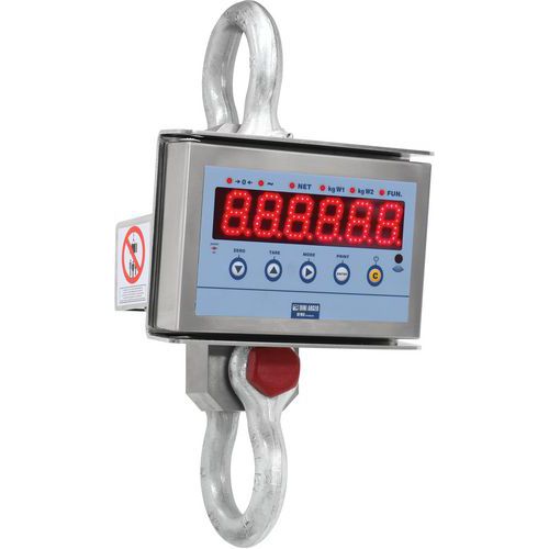 Dynamomètre électronique métrologie légale acier inoxydable - 6000 kg - Dini