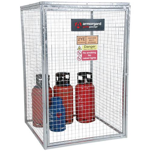 Box de stockage pour bouteilles de gaz Gorilla Gas Cage - Armorgard