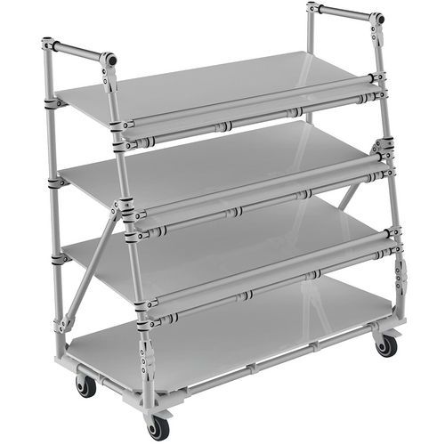 Chariot présentoire aluminium - Trilogiq