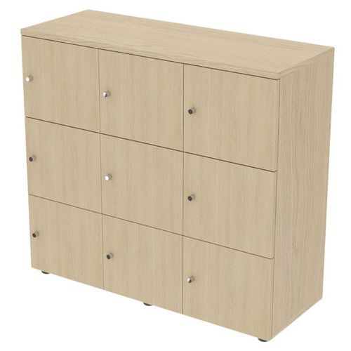 Meuble 9 cases portes battantes Meuble 9 cases portes battantes