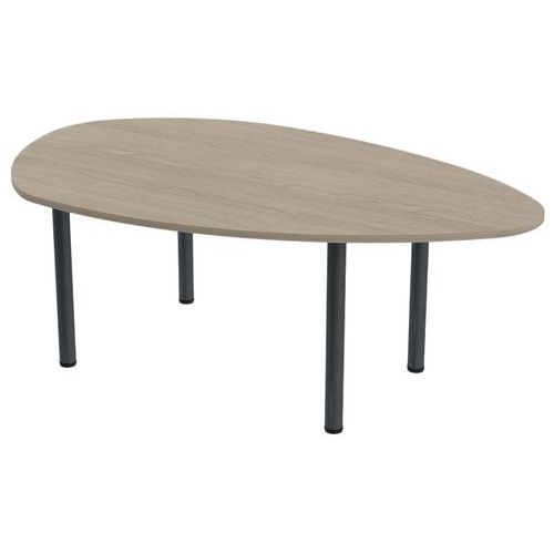 Table de réunion Tubo galet