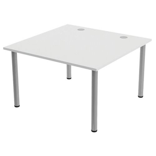 Table de réunion Tubo carrée 120 x 120 cm