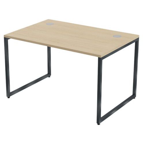 Bureau droit Kad pied cadre 120 x 80 cm