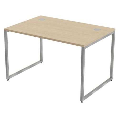 Bureau droit Kad pied cadre 120 x 80 cm