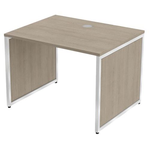Bureau droit Kad pied panneau 100 x 80 cm