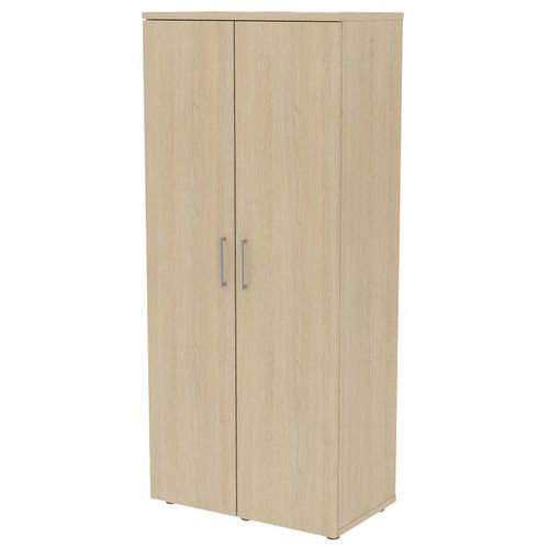 Armoire bois haute portes battantes largeur 80 cm