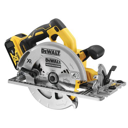 Scie circulaire XR 18V 5Ah - 2 batteries et coffret - DEWALT