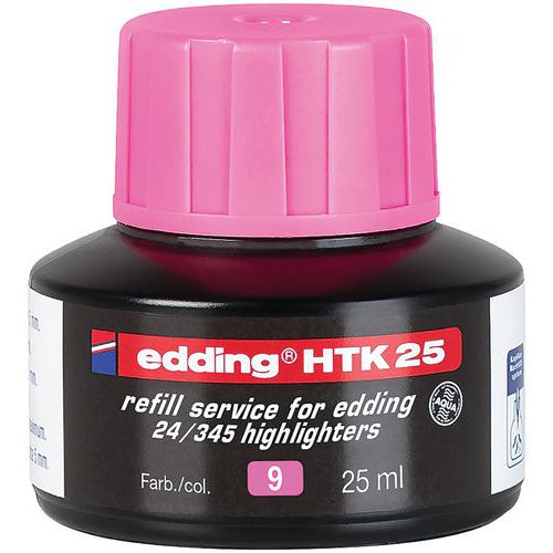 Recharge HTK25 pour surligneur e24 ecoline - EDDING