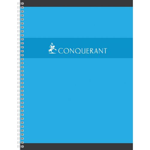 Cahier seyes spirale 240x320 180p 70g quadrillé 5/5 (x30) - Conquerant