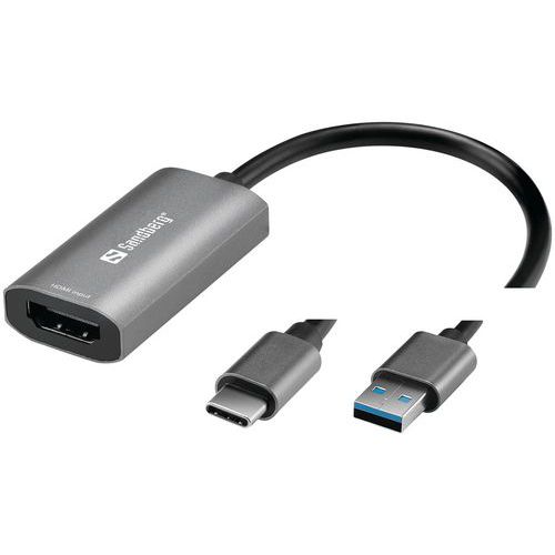 Boîtier de capture HDMI vers USB - Sandberg