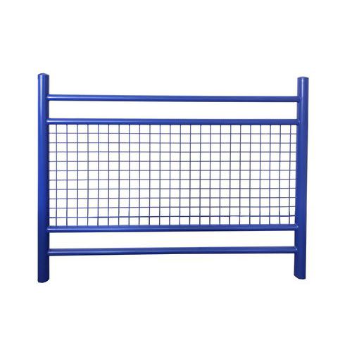 Barrière grillagée - Bleue - Manutan Expert Barrière grillagée - Bleue - Manutan Expert