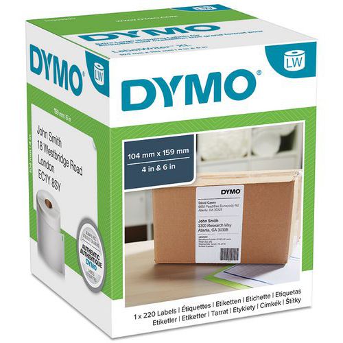Étiquette pour Dymo LabelWriter 4XL