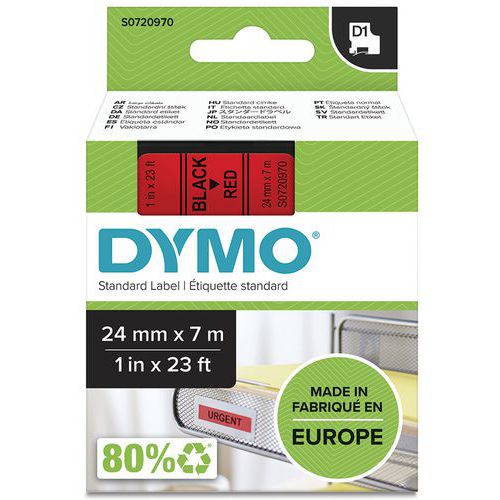 Cassette de ruban D1 largeur 24 mm - Dymo