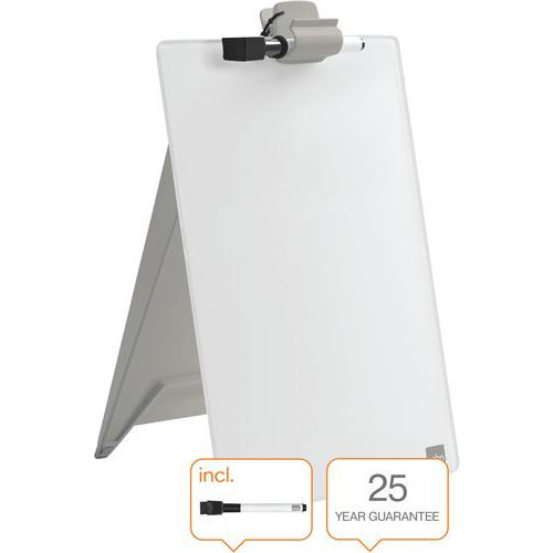 Chevalet en verre pour bureau -Diamond- Nobo