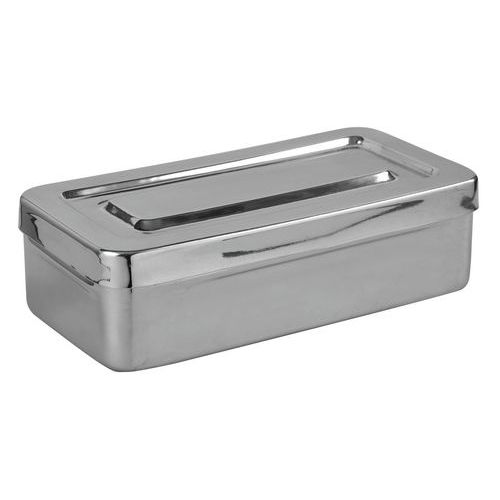 Boite en Inox rectangulaire avec couvercle Holtex