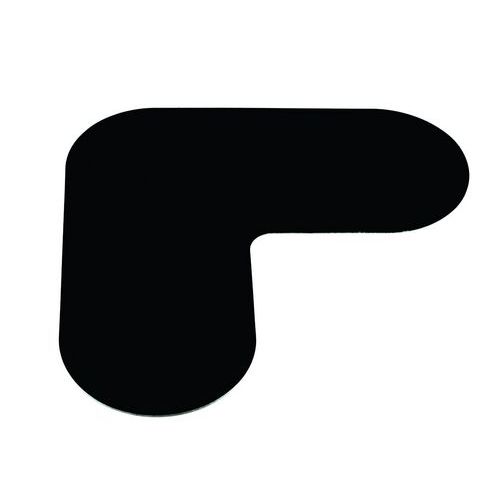 Adhésif PVC de marquage au sol - Angle 180 x 180 mm - Gergosign