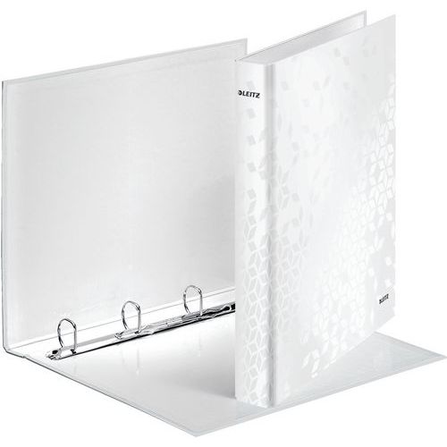 Classeur 4 anneaux en carton pelliculé Wow - Leitz