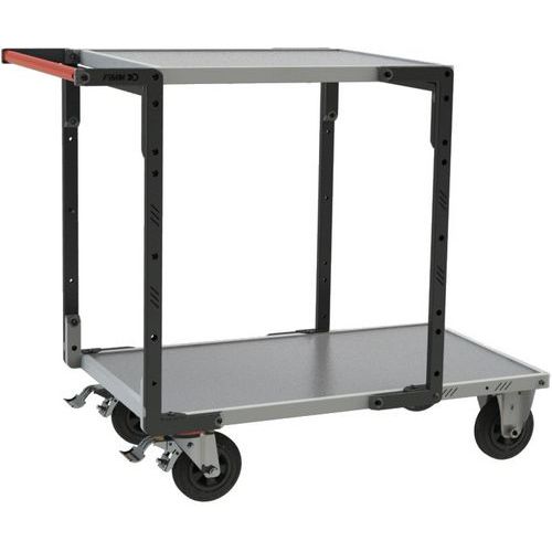 Servante flat-pack 1 plateau long et 1 plateau court 1245x640x980mm - FIMM