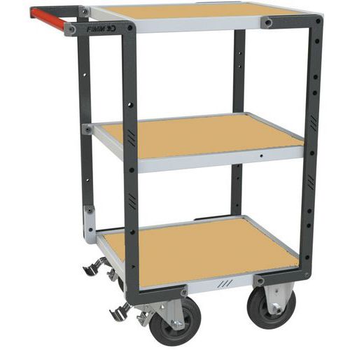 Servante montée roues TPE - 795x540x980mm - FIMM