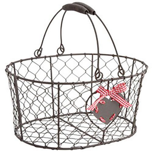 Panier à motifs en métal