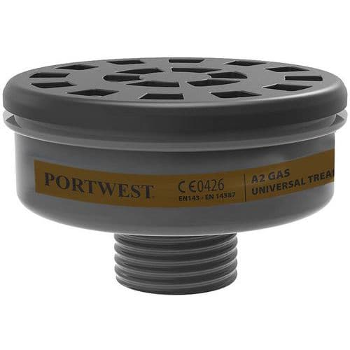 Filtre à gaz pas de vis universel P906 - Portwest