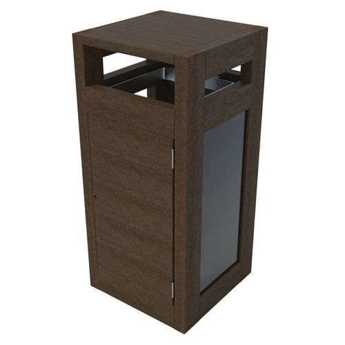 Poubelle Canopée vigipirate 130 L porte sac Espace Urbain Poubelle Canopée vigipirate 130 L porte sac Espace Urbain