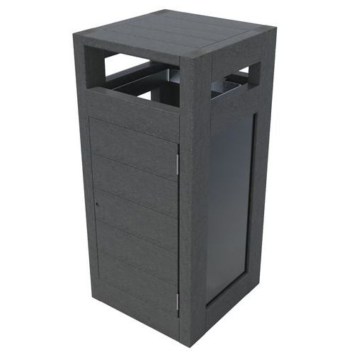 Poubelle Canopée vigipirate 130 L porte sac Espace Urbain Poubelle Canopée vigipirate 130 L porte sac Espace Urbain