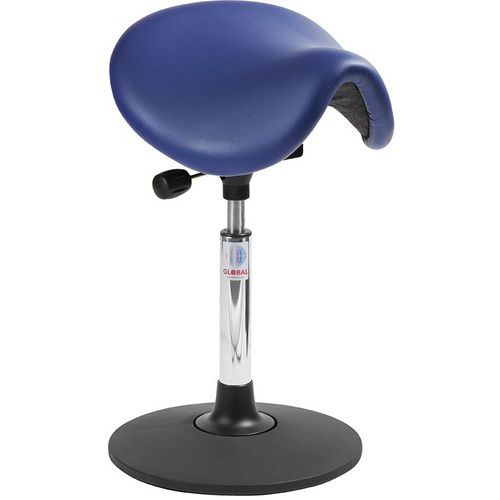 Siège Dalton - Base flexible Sway, Imitation cuir - Global