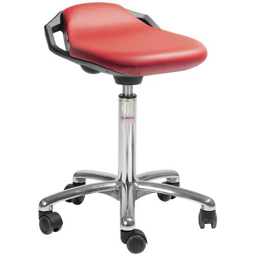 Tabouret Space - Imitation cuir - Medium - Global Professional Seating Tabouret Space - Imitation cuir - Medium - Global Professional Seating