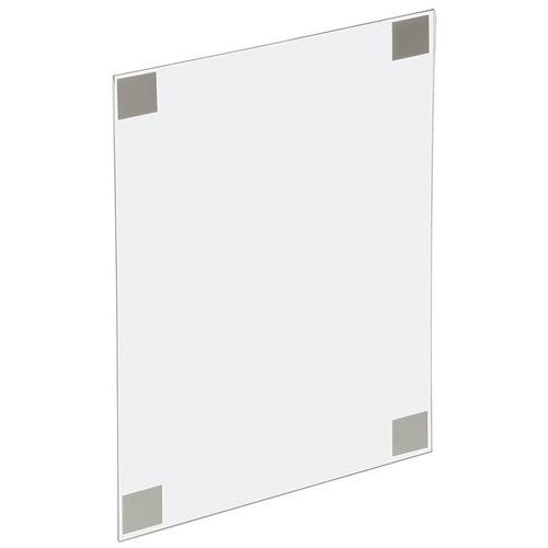Pochette d'affichage transparente semi-rigide A4 ou A3 - Manutan