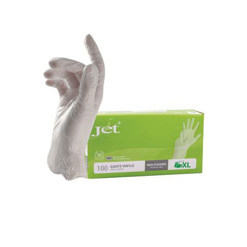 Gants jetables vinyle non-poudrés - MP hygiène