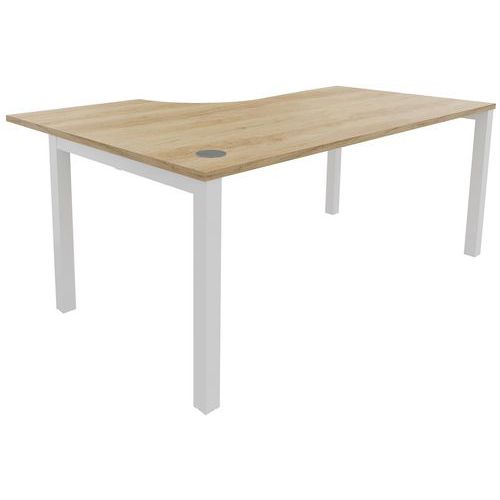 Bureau asymétrique Astro Arche 160 cm retour à droite