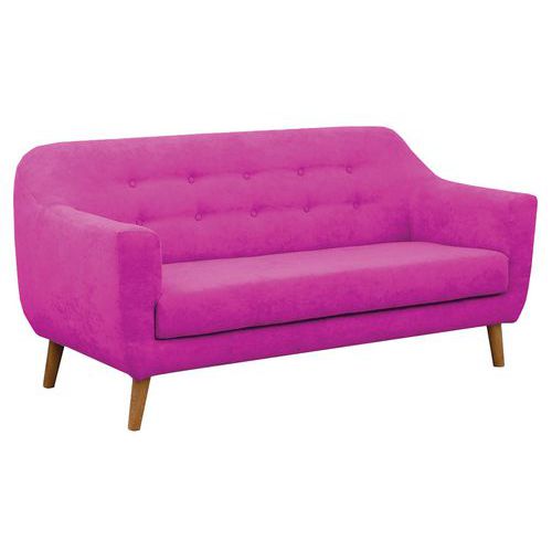 Canapé Alix 3 places tissu polyester