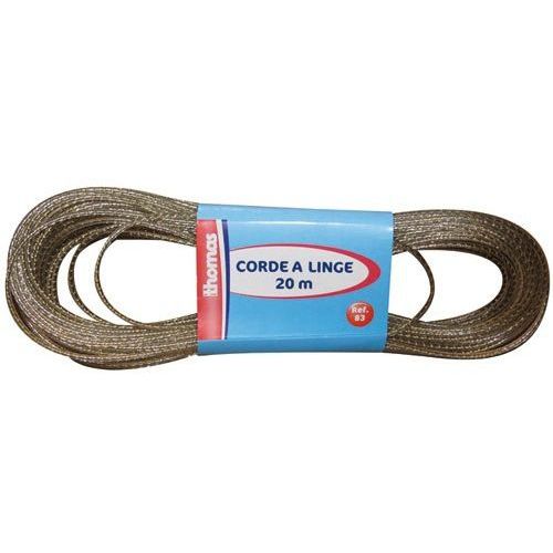 Corde à linge en acier plastifié - Thomas Corde à linge en acier plastifié - Thomas