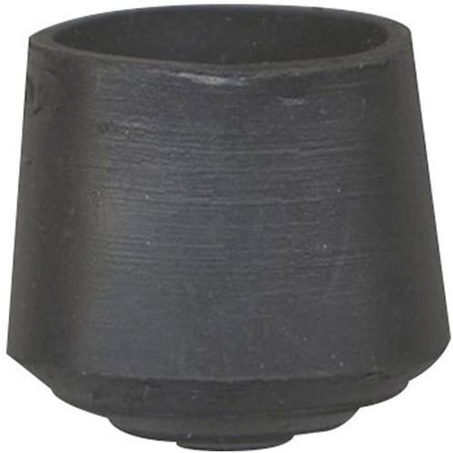 Embout patin enveloppant caoutchouc - Noir - Iso
