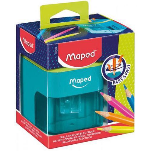 Taille-crayon électrique easy & fast pour calibre standard - Maped