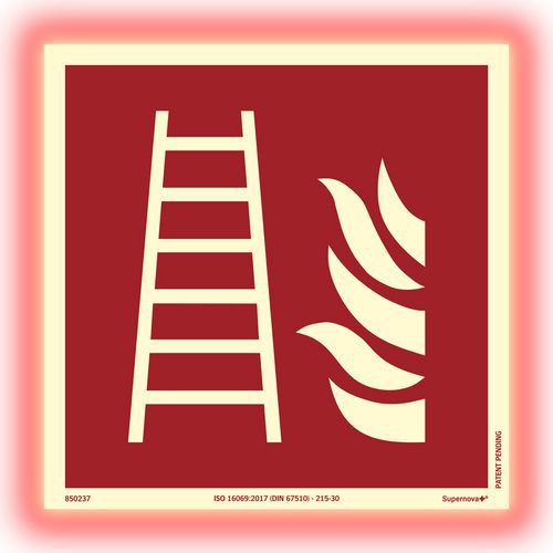 Panneau photoluminescent - Echelle incendie - Supernova+®
