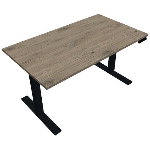 Bureau électrique avec plateau mélaminé 140 cm - Lutz - Eol