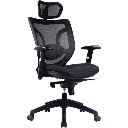 Chaise de bureau en maille - Dossier haut - Nautilus Designs Newton Chaise de bureau en maille - Dossier haut - Nautilus Designs Newton